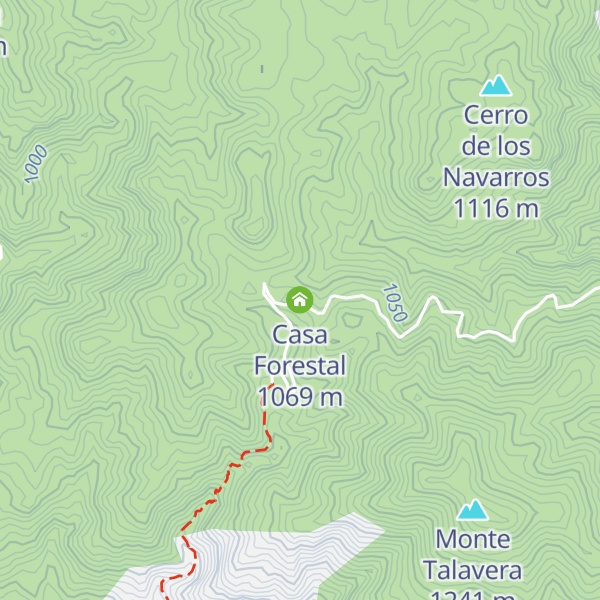 Map of Casa Forestal