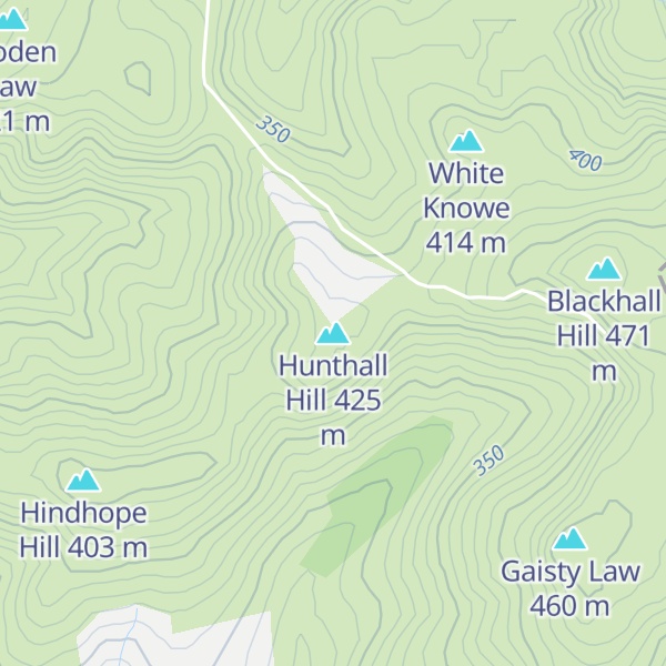 Map of Hunthall Hill