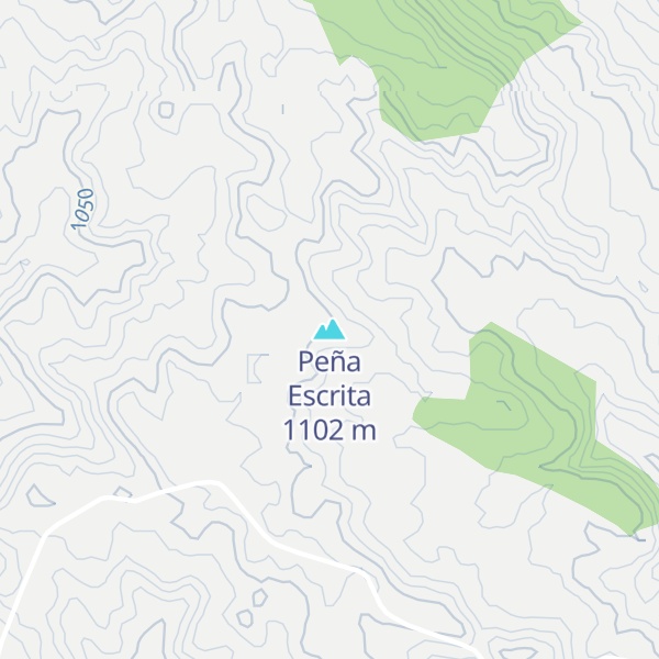Map of Peña Escrita