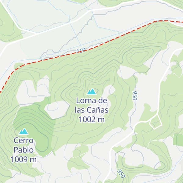 Map of Loma de las Cañas