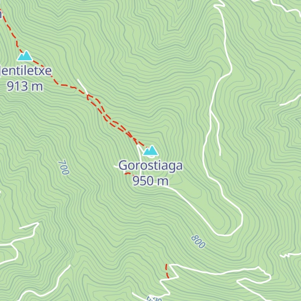 Map of Gorostiaga