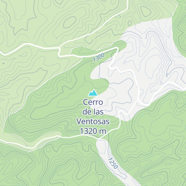 Map of Cerro de las Ventosas