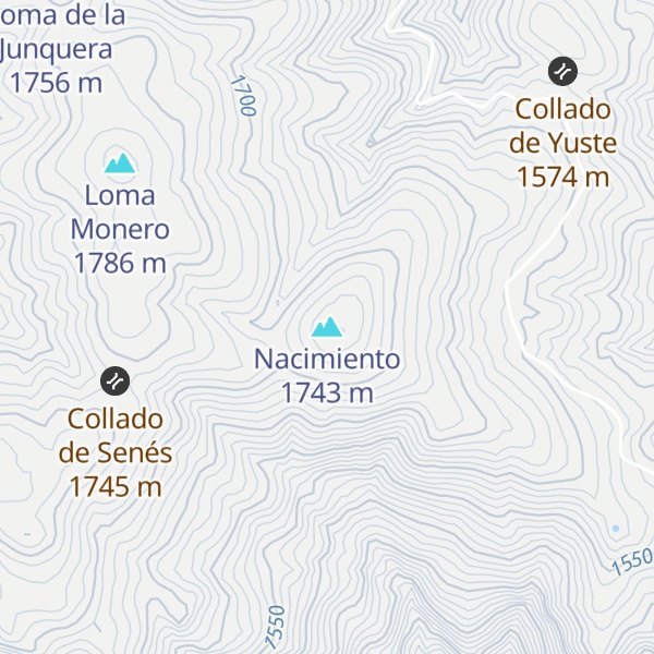 Map of Nacimiento