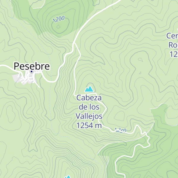 Map of Cabeza de los Vallejos