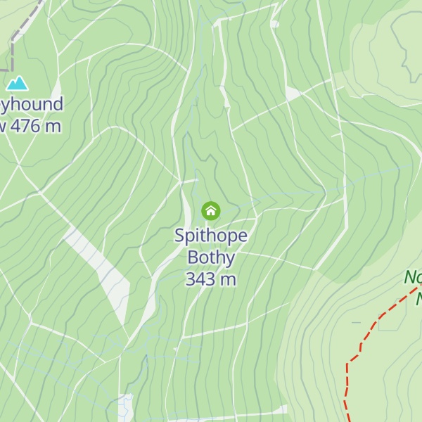 Map of Spithope Bothy