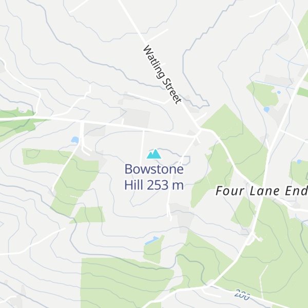 Map of Bowstone Hill