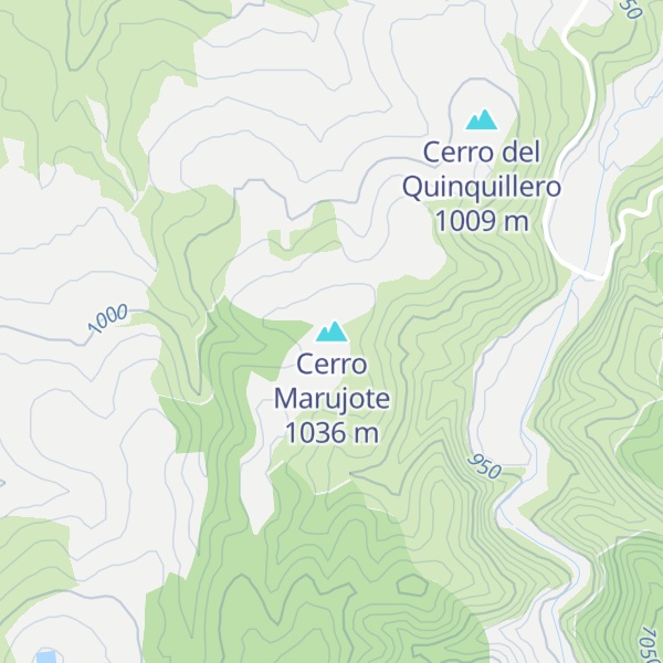 Map of Cerro Marujote