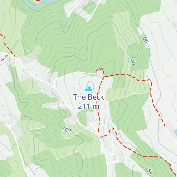 Map of The Beck