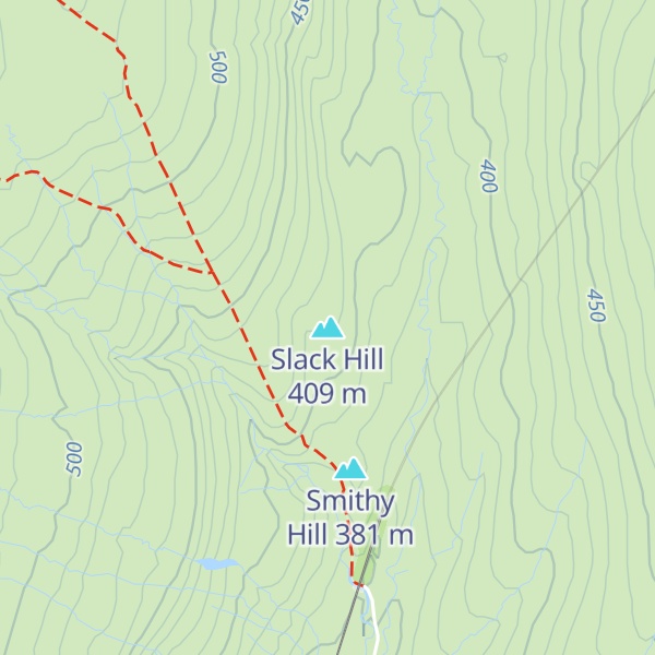Map of Slack Hill