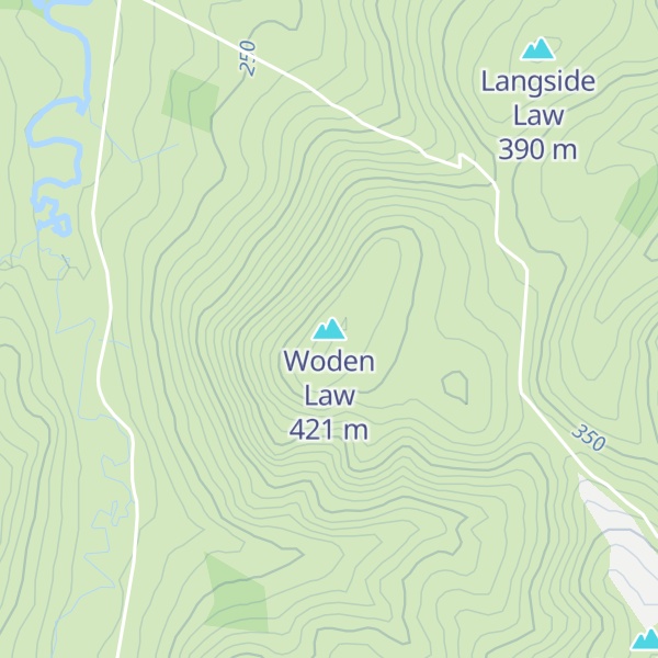 Map of Woden Law
