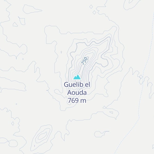 Map of Guelib el Aouda