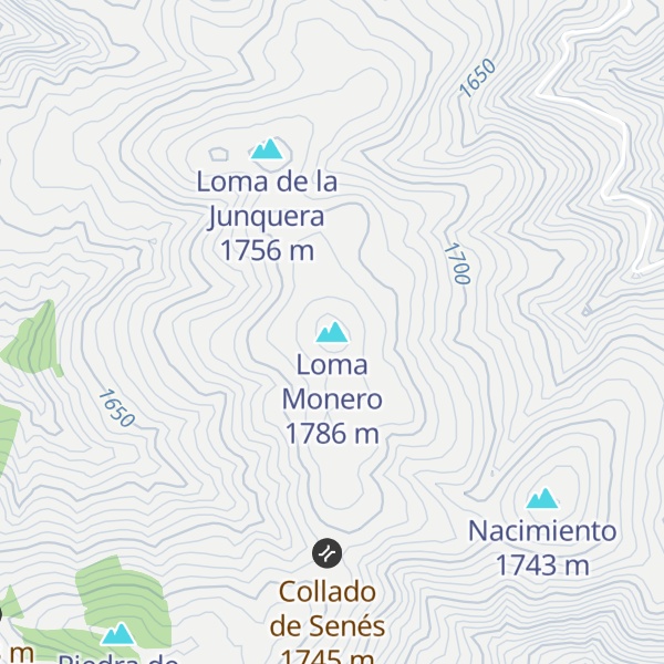 Map of Loma Monero