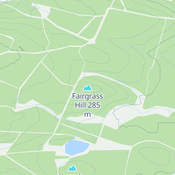 Map of Fairgrass Hill