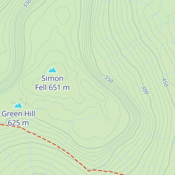 Map of Lord's Seat