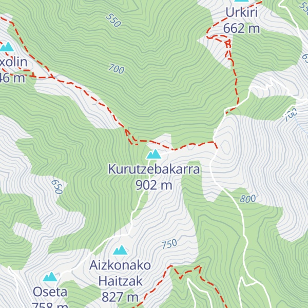 Map of Kurutzebakarra