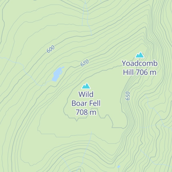 Map of Wild Boar Fell