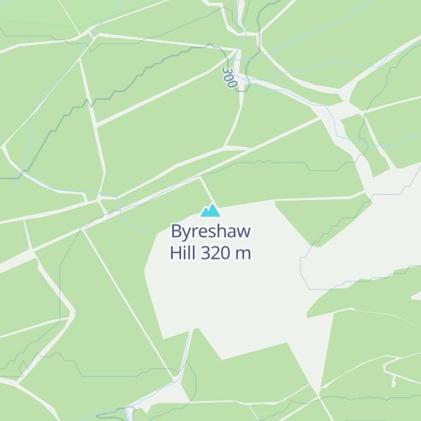 Map of Byreshaw Hill