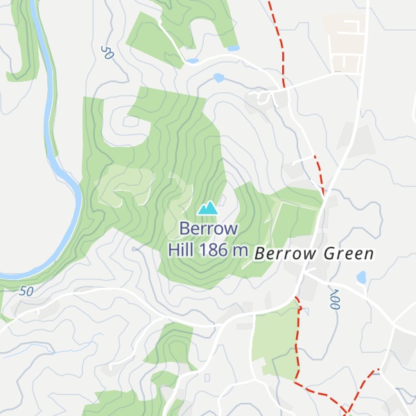 Map of Berrow Hill