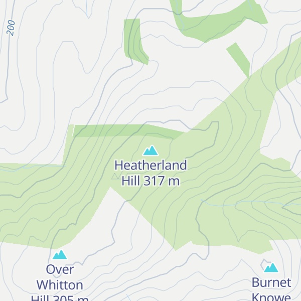 Map of Heatherland Hill