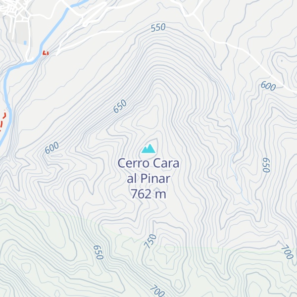 Map of Cerro Cara al Pinar