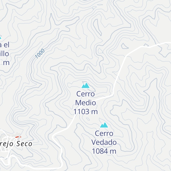 Map of Cerro Medio