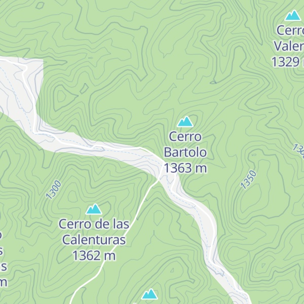 Map of Refugio del Mal Paso