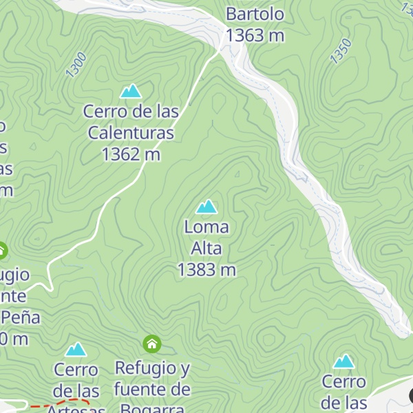 Map of Loma Alta