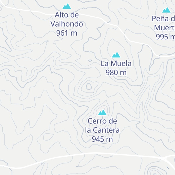 Map of Cerro de Valdemontejo