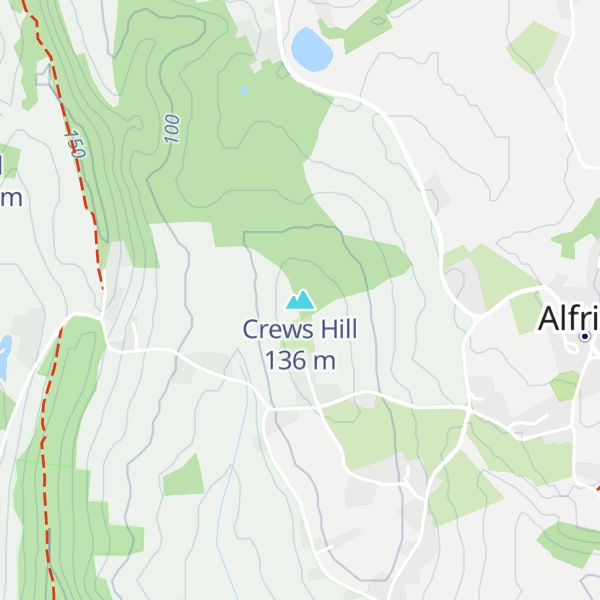 Map of Crews Hill