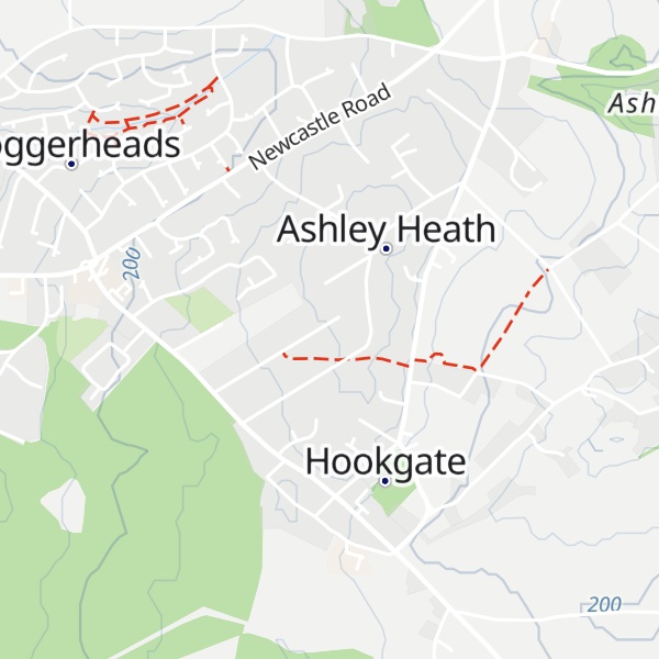 Map of Ashley Heath