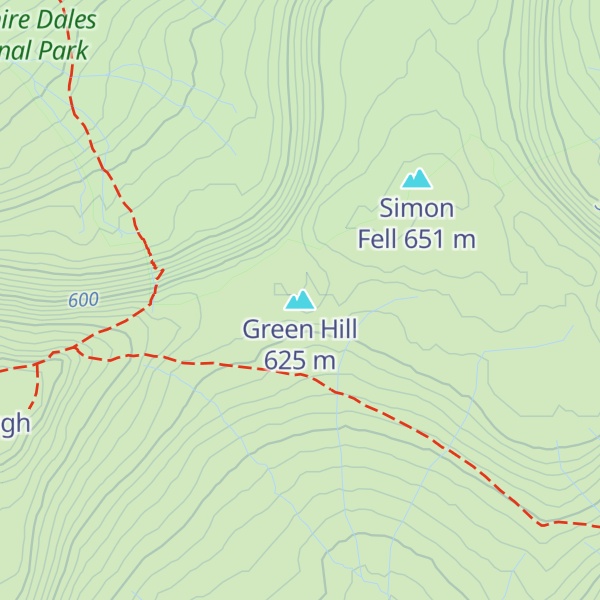 Map of Green Hill