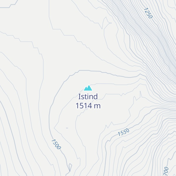 Map of Istind