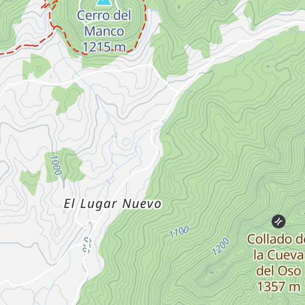 Map of Cabañas en Riópar