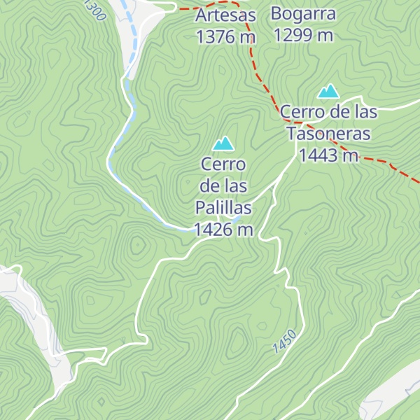 Map of Refugio del Lagarto