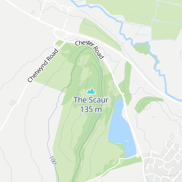 Map of The Scaur