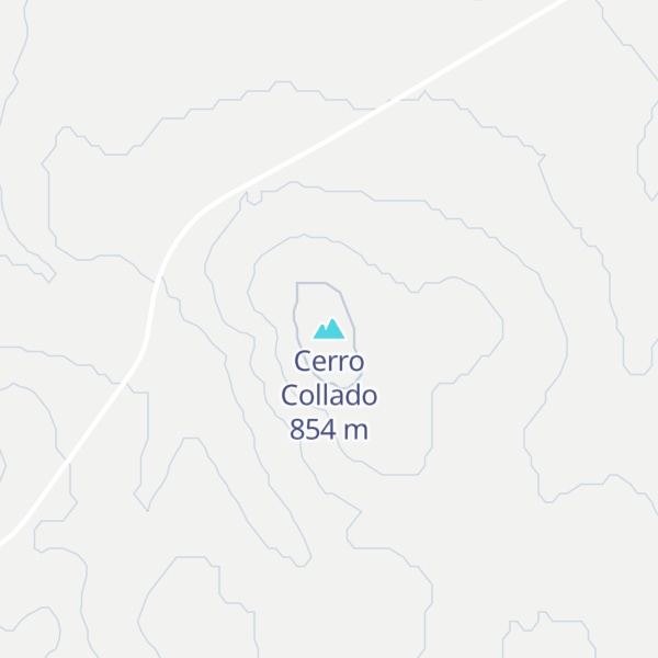 Map of Cerro Collado