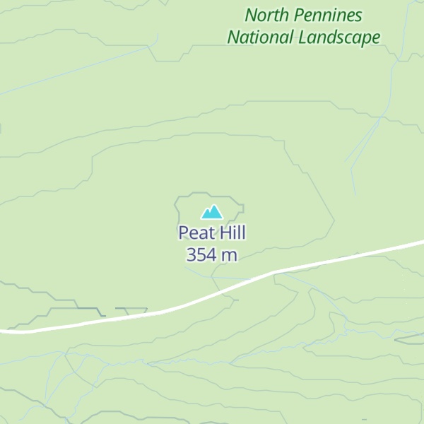 Map of Peat Hill