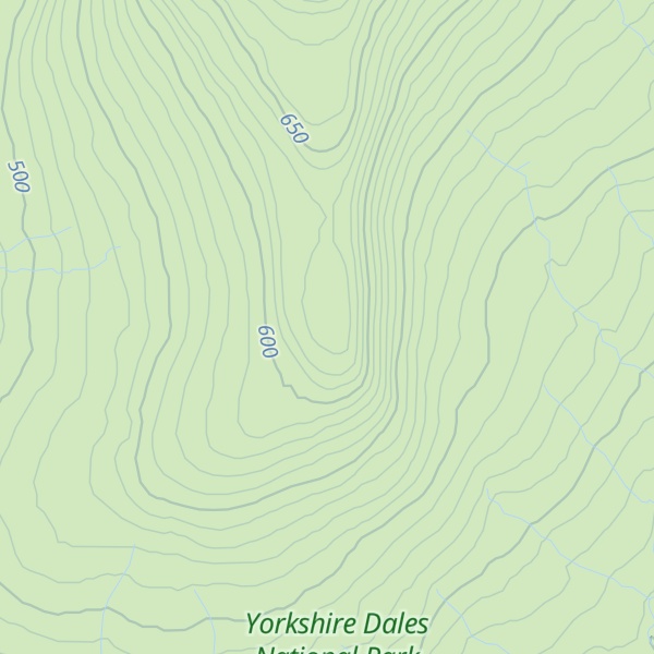 Map of Little Ingleborough