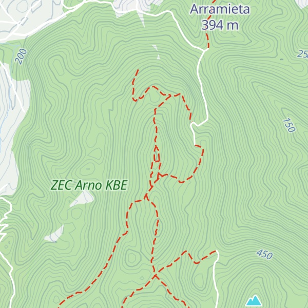 Map of Arnoko Gurutzea