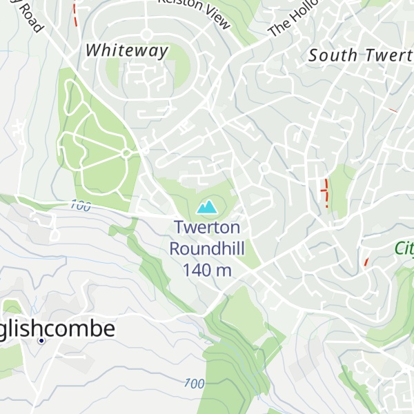 Map of Twerton Roundhill