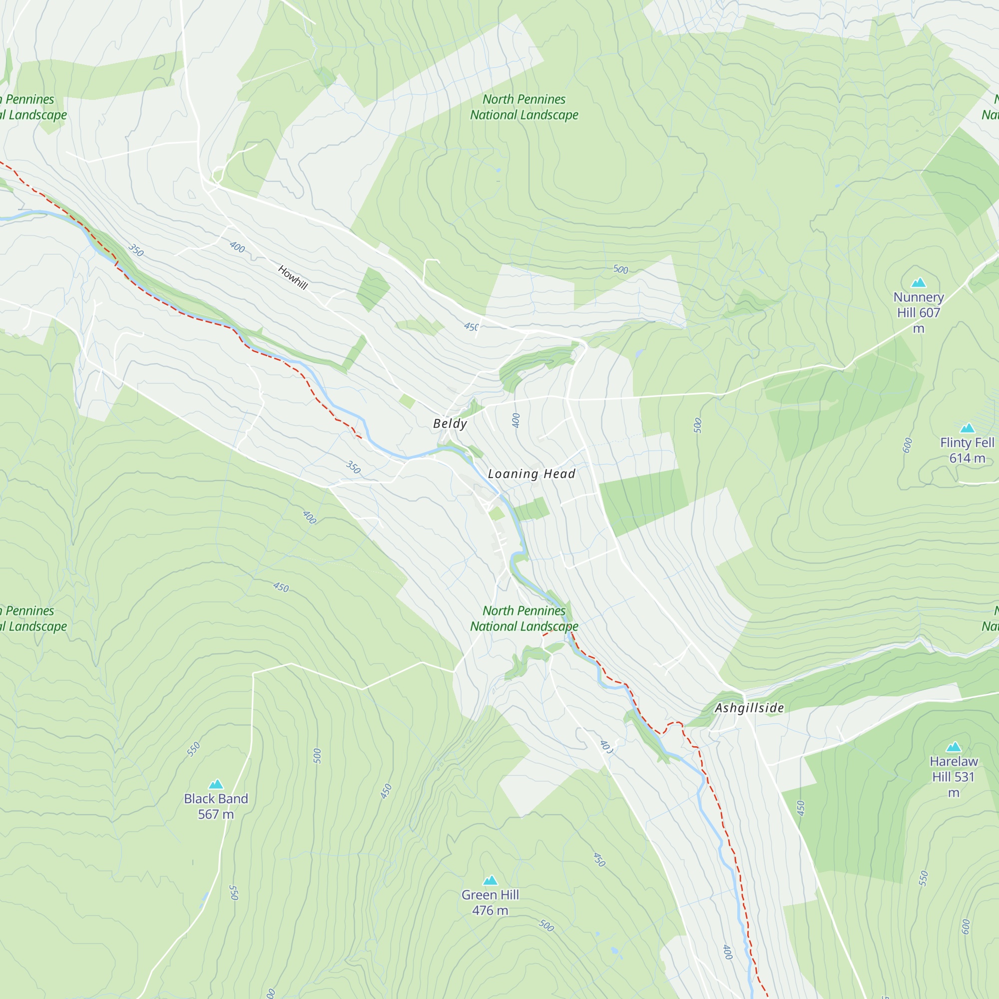 Garrigill Village Hall Bunkroom map