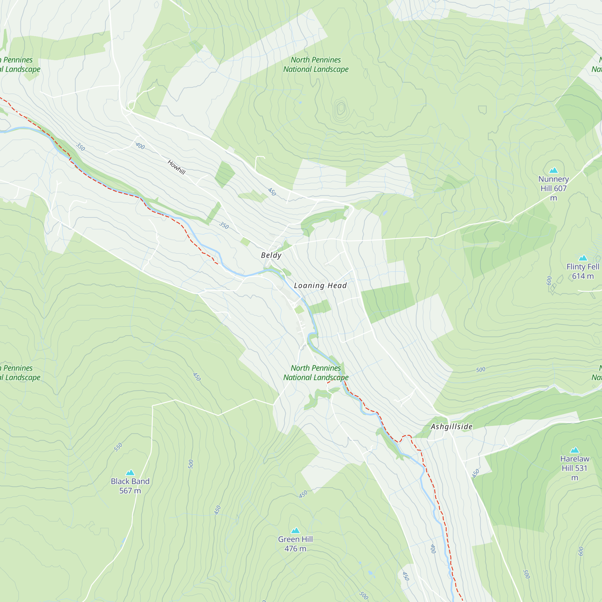 Garrigill Village Hall Bunkroom map