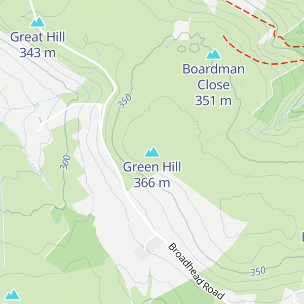 Map of Green Hill