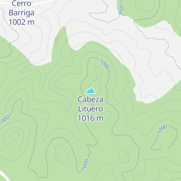 Map of Cabeza Lituero
