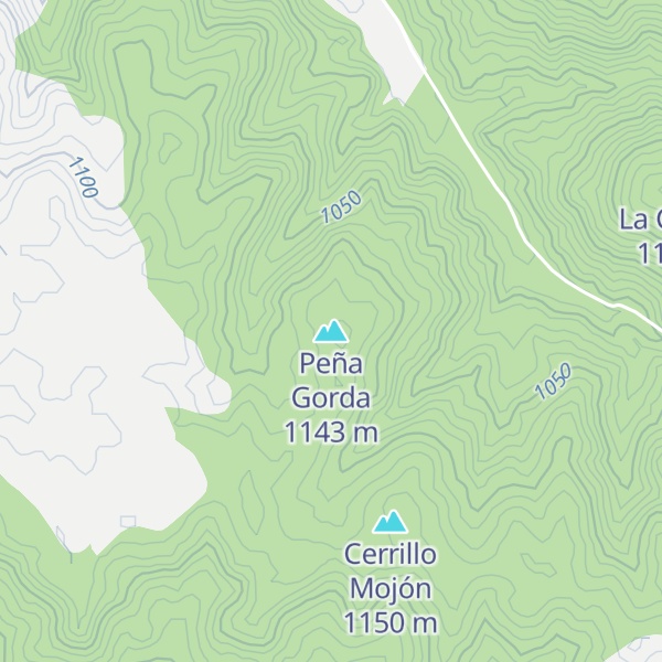 Map of Peña Gorda