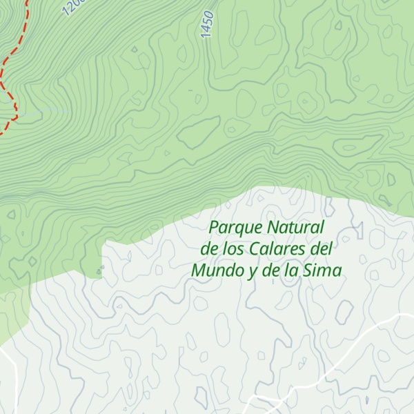Map of Cerro de las Cruces