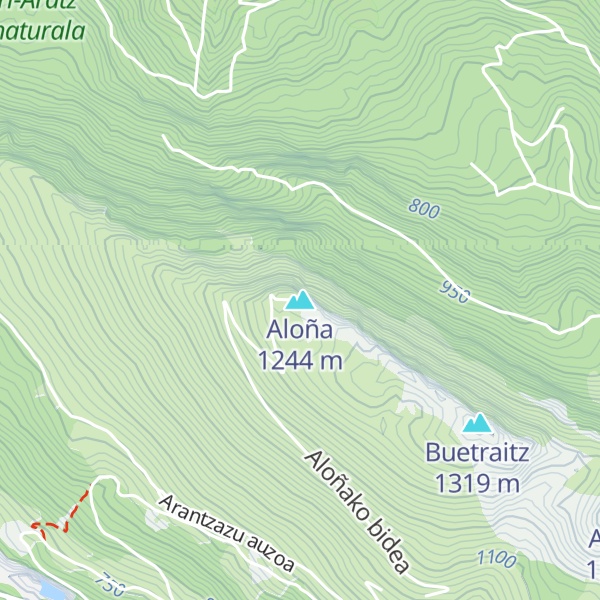 Map of Aloña