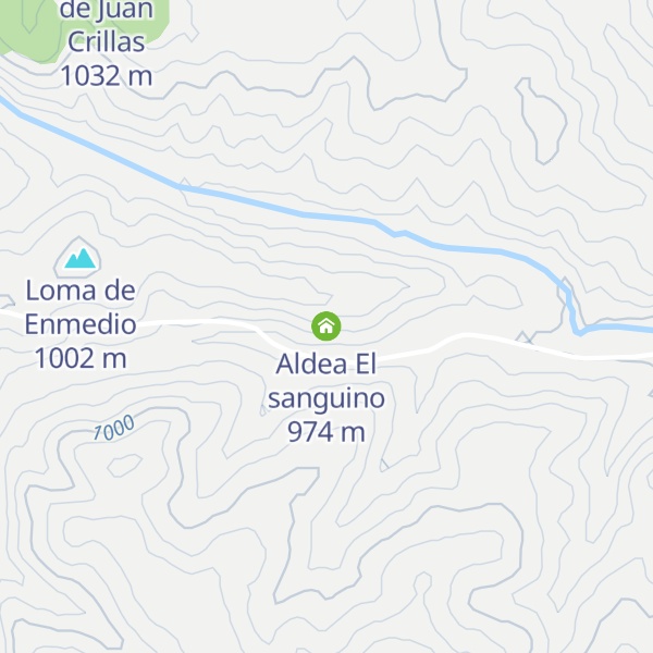 Map of Aldea El sanguino