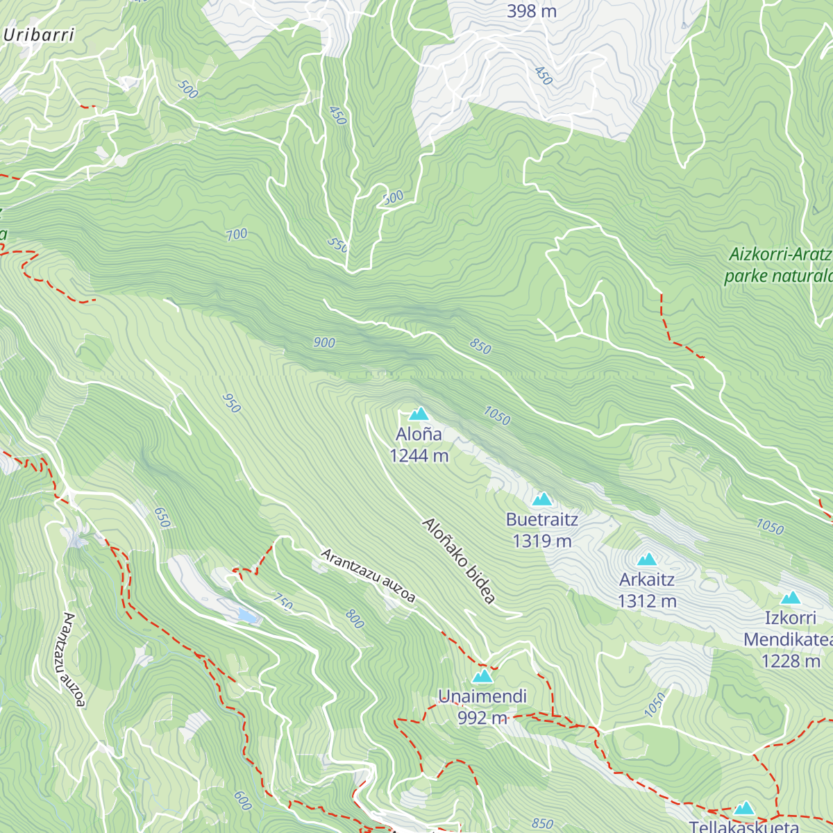 Aloñako aterpea map