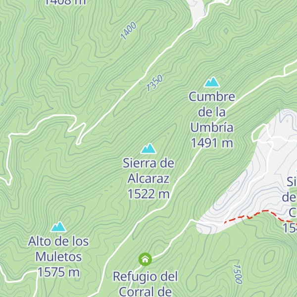 Map of Sierra de Alcaraz